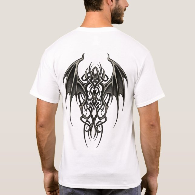 Camiseta Nudo Tribal Gótico (Reverso)