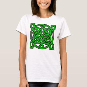 Camiseta Nudos celtas verdes