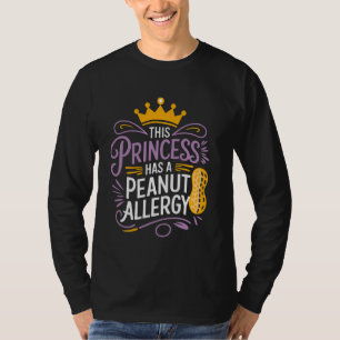Camiseta Nueces Alergia al cacahuete Alergia al alimento Me