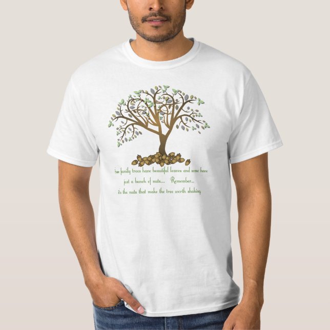 Camiseta Nueces de árbol de familia (Anverso)