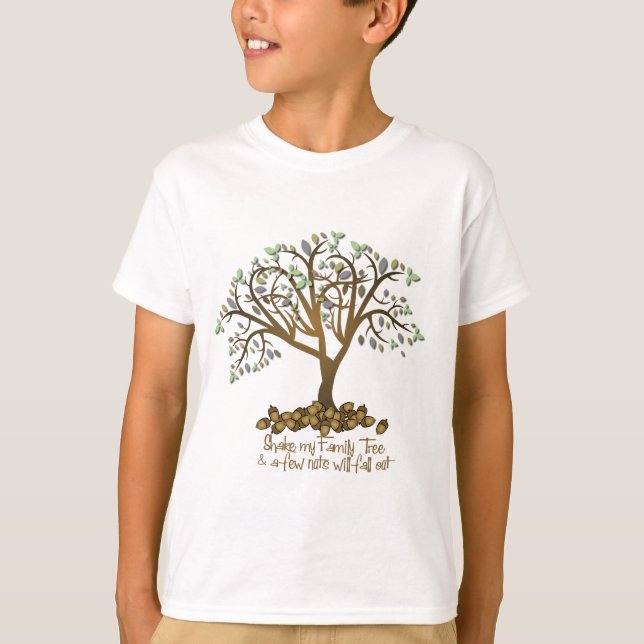Camiseta Nueces de árbol de familia (Anverso)
