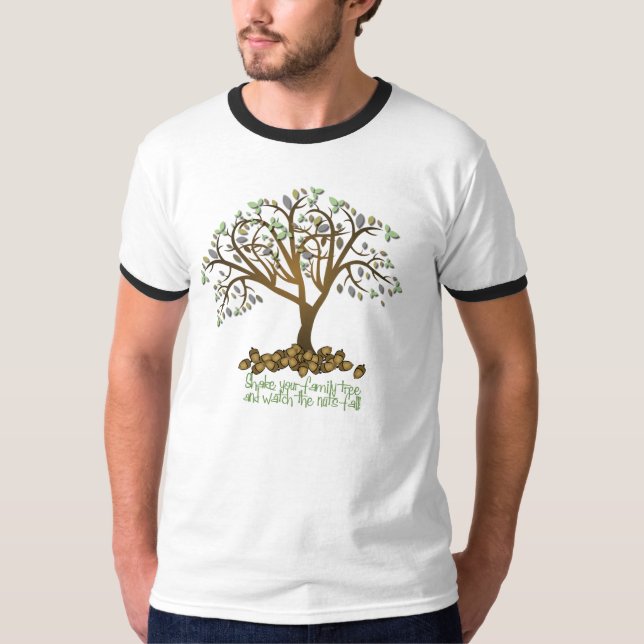Camiseta Nueces de árbol de familia 2 (Anverso)