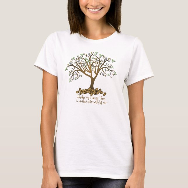 Camiseta Nueces de árbol de familia 3 (Anverso)