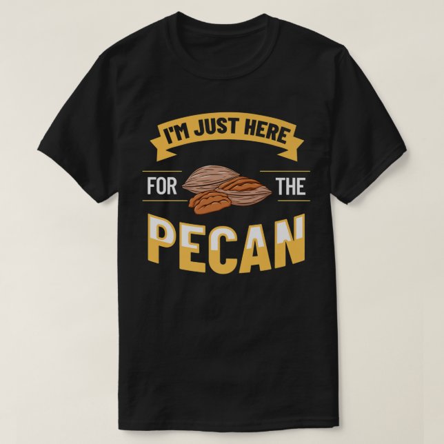 Camiseta Nueces de Pecan Cocinas pralinas de caramelo de ár (Diseño del anverso)