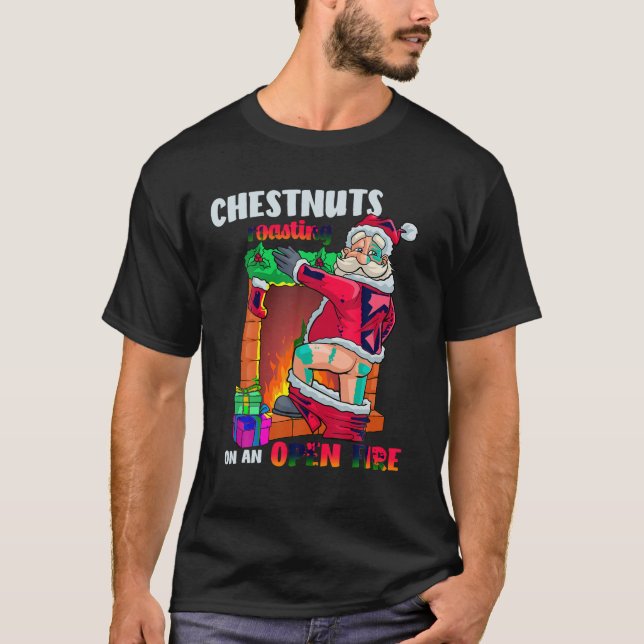 Camiseta Nueces de pecho asando comida divertida y mala de  (Anverso)