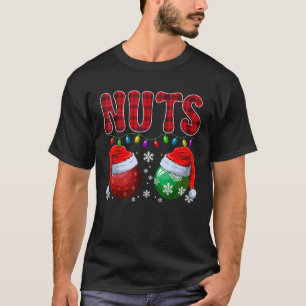 Camiseta Nueces de pecho coincidentes con castañas Navidade