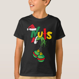 Camiseta Nueces de pecho coincidentes con castañas Navidade