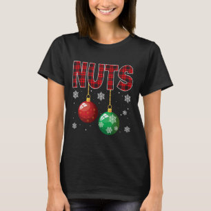 Camiseta Nueces de pecho coincidentes con castañas Navidade