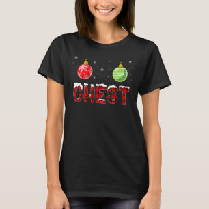 Camiseta Nueces de pecho coincidentes con castañas Navidade