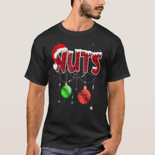 Camiseta Nueces de pecho coincidentes con castañas Navidade