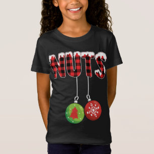 Camiseta Nueces de pecho coincidentes con castañas Navidade