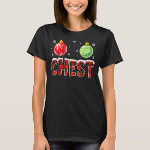 Camiseta Nueces de pecho coincidentes con castañas Navidade
