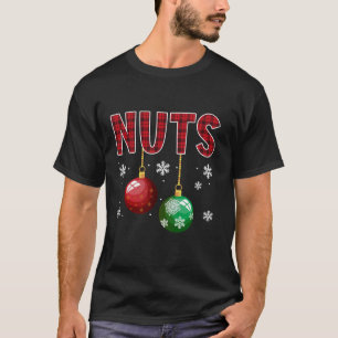 Camiseta Nueces de pecho coincidentes con castañas Navidade