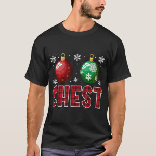 Camiseta Nueces de pecho coincidentes con castañas Navidade
