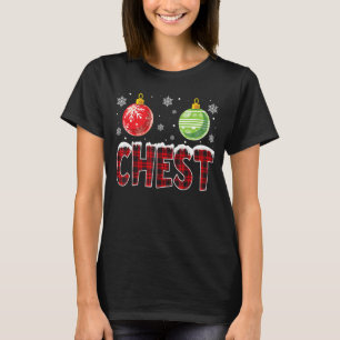 Camiseta Nueces de pecho coincidentes con castañas Navidade