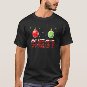 Camiseta Nueces de pecho coincidentes con castañas Navidade