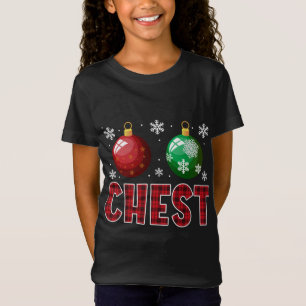 Camiseta Nueces de pecho coincidentes con castañas Navidade