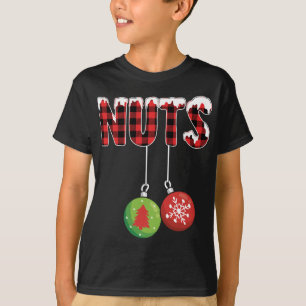 Camiseta Nueces de pecho coincidentes con castañas Navidade