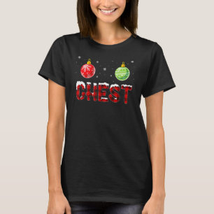 Camiseta Nueces de pecho coincidentes con castañas Navidade