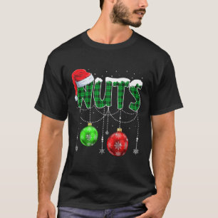 Camiseta Nueces de pecho coincidentes con castañas Navidade