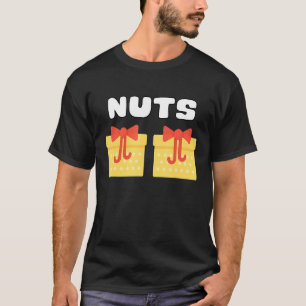 Camiseta Nueces de pecho coincidentes con castañas Navidade
