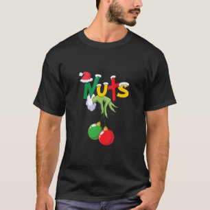 Camiseta Nueces de pecho coincidentes con castañas Navidade