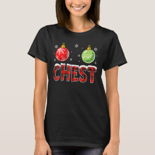 Camiseta Nueces de pecho coincidentes con castañas Navidade
