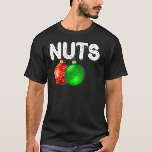 Camiseta Nueces de pecho que coinciden con castañas Navidad