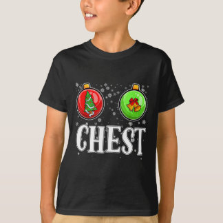 Camiseta Nueces de pecho que coinciden con castañas Navidad