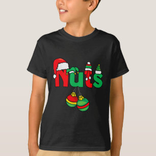 Camiseta Nueces de pecho que coinciden parejas castañas Gra
