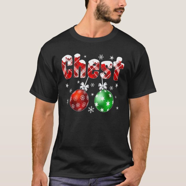 Camiseta Nueces de pecho que combinan castañas de Navidad p (Anverso)