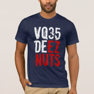 Camiseta NUECES de VQ35 DEEZ (rojas/blanco)