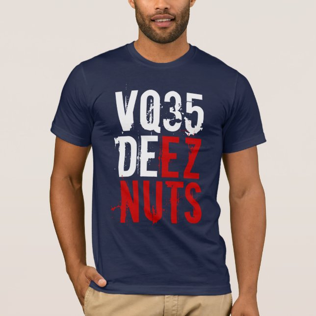 Camiseta NUECES de VQ35 DEEZ (rojas/blanco) (Anverso)
