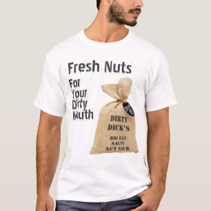 Camiseta Nueces frescas (blancas)