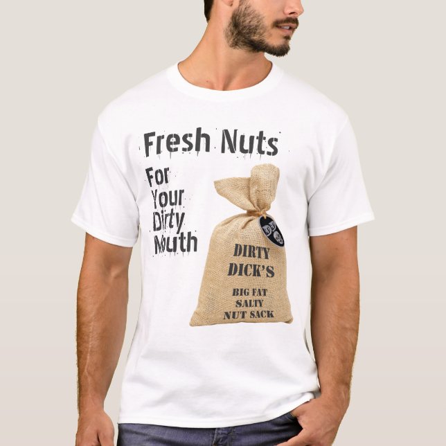Camiseta Nueces frescas (blancas) (Anverso)