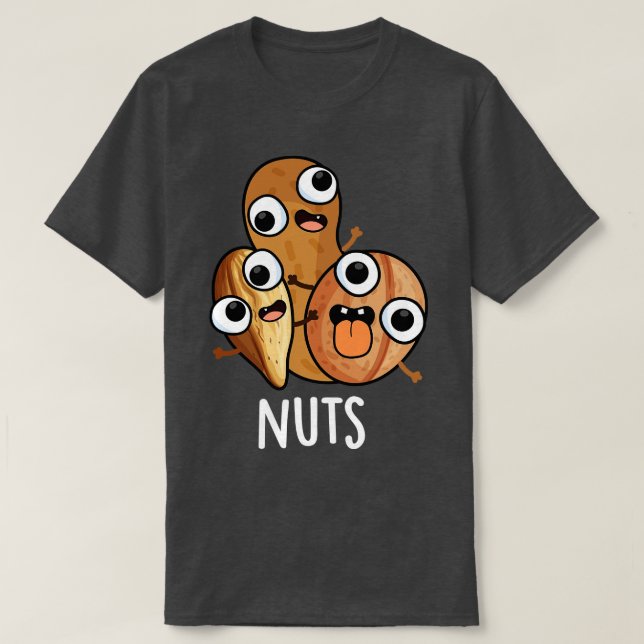 Camiseta Nueces Graciosas Bollas de Comida (Diseño del anverso)