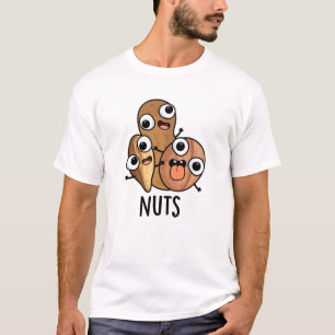 Camiseta Nueces Graciosas Bollas de Comida