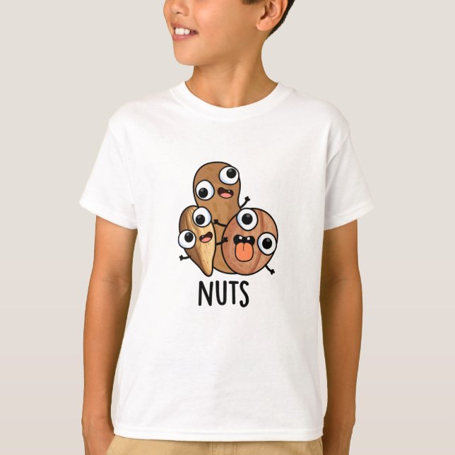 Camiseta Nueces Graciosas Bollas de Comida (Anverso)