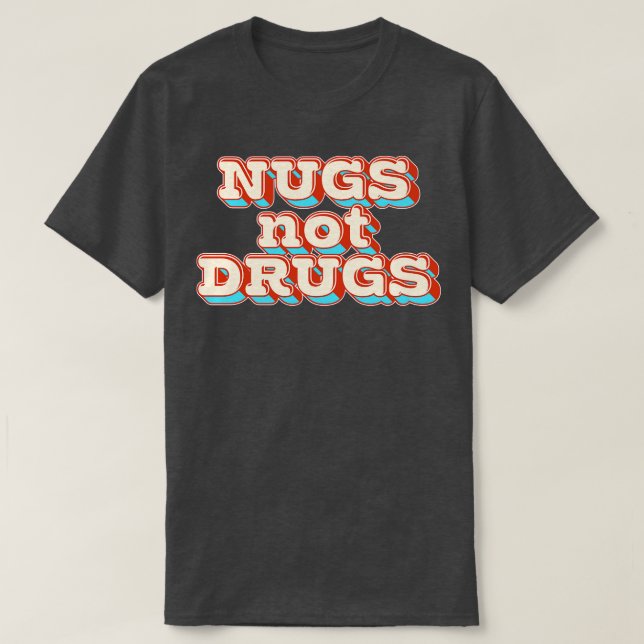Camiseta Nueces no drogas (Diseño del anverso)
