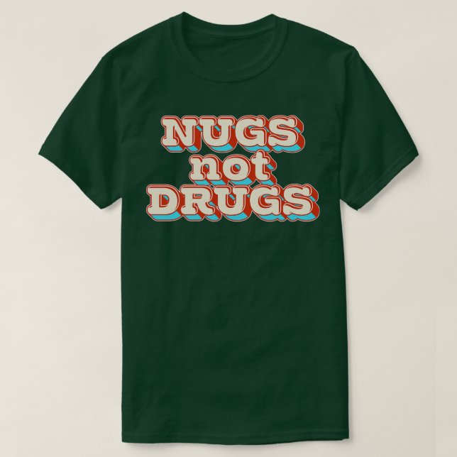 Camiseta Nueces no drogas (Diseño del anverso)