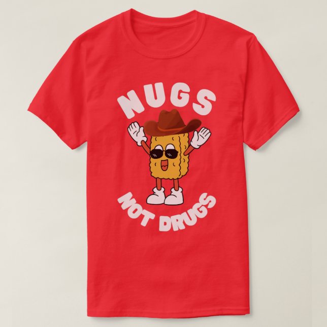Camiseta Nueces no drogas niños graciosos (Diseño del anverso)