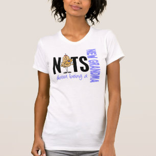 Camiseta Nueces sobre ser un nuevo azul de la abuela 1