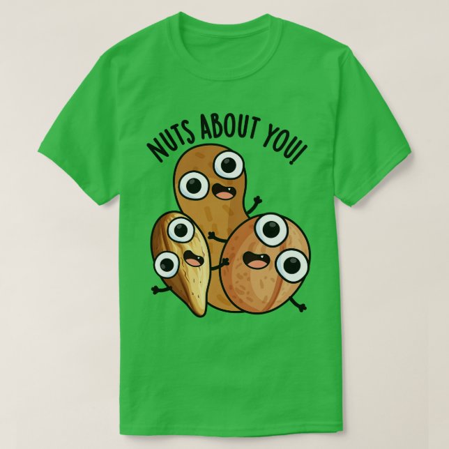Camiseta Nueces sobre ti, graciosos puntitos de nueces 1 (Diseño del anverso)