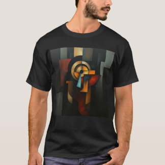 Camiseta NUES Cubist Abstract