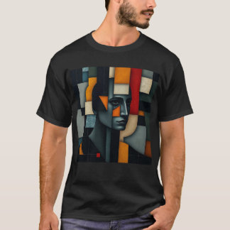 Camiseta NUES Cubista Abstracto 3