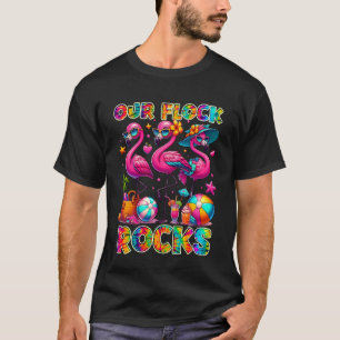 Camiseta Nuestra Bandada de Flamencos Disfruta Vacaciones d