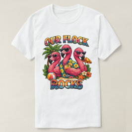 Camiseta Nuestra Bandada es Genial Flamenco Tropical Divert