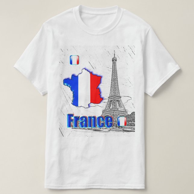 Camiseta NUESTRA CASA - colección de diseño de FRANCIA (Diseño del anverso)