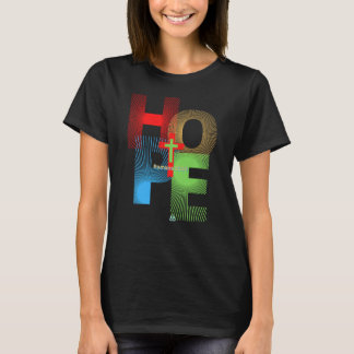 Camiseta NUESTRA ESPERANZA ES EN JESÚS Romanos 15:13 Diseño