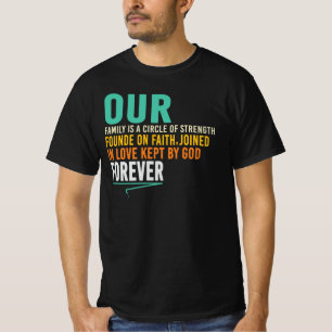 Camiseta Nuestra Familia Es Un Círculo De Fuerza